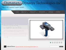 Tablet Screenshot of dyna-sys.com